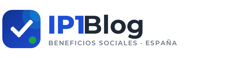 Logotipo de IP1Blog, guía de beneficios sociales en España